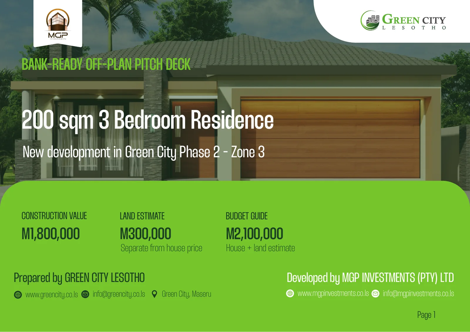 200 sqm 3 bedroom residence